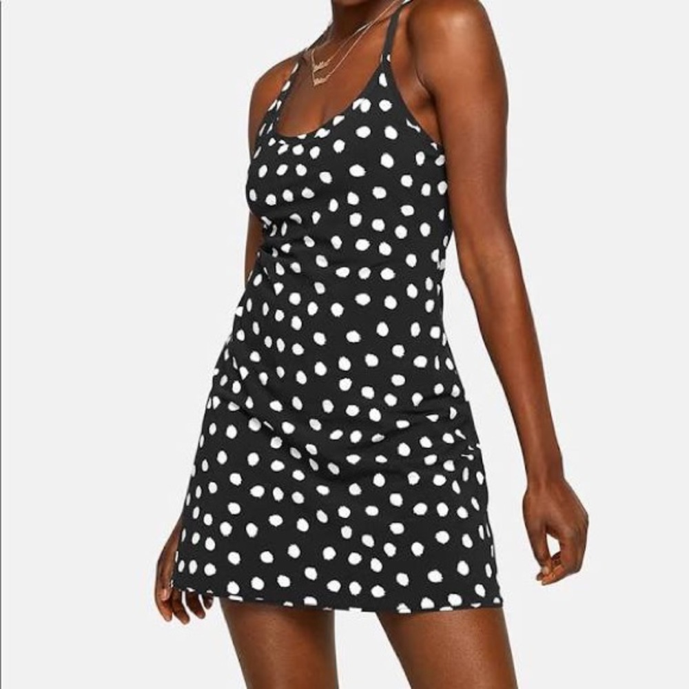 Outdoor voices rare polka dot exercise dress
